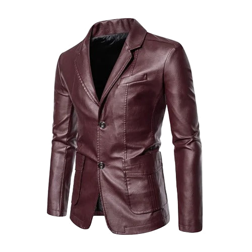 LAURENT MONACO | VESTE EN CUIR BUSINESS CASUAL