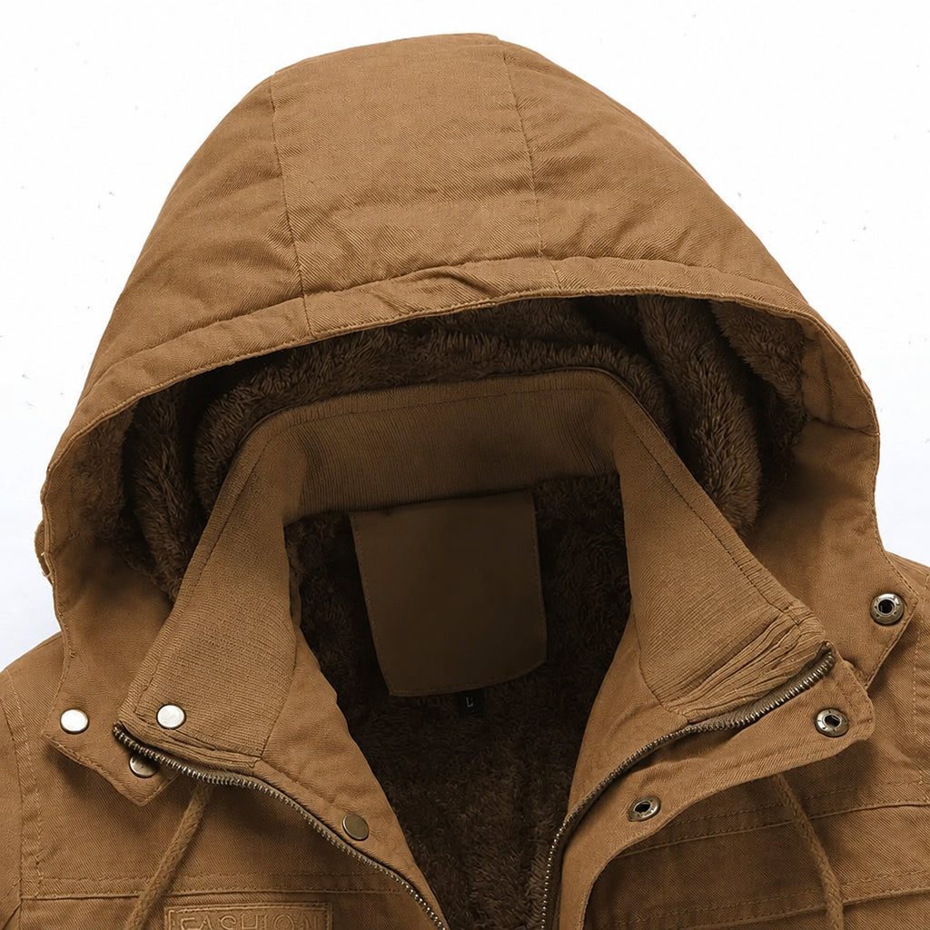 LAURENT MONACO | VESTE À CAPUCHE EN COTON POUR HOMMES