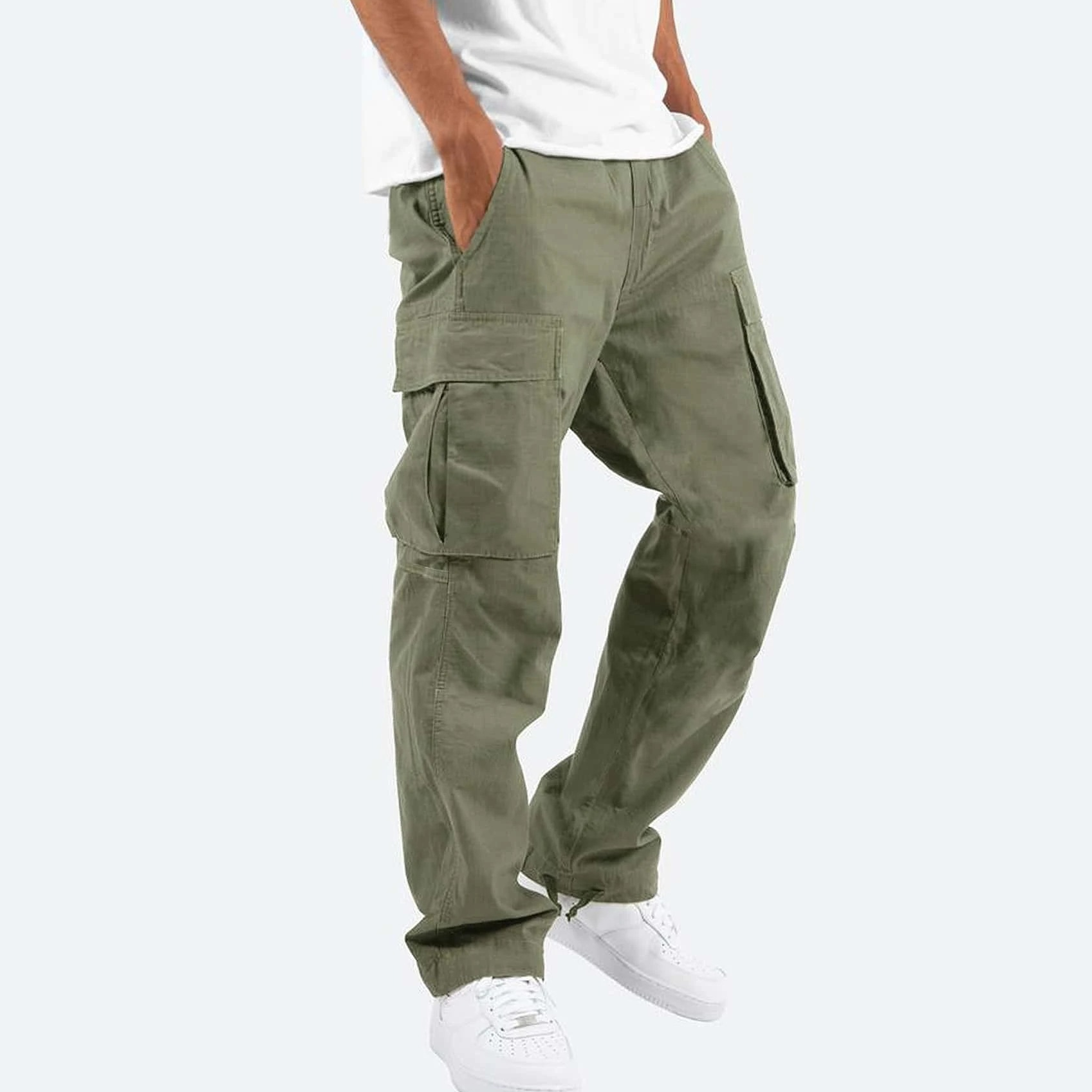 LAURENT MONACO | PANTALON CARGO DÉCONTRACTÉ POUR HOMMES