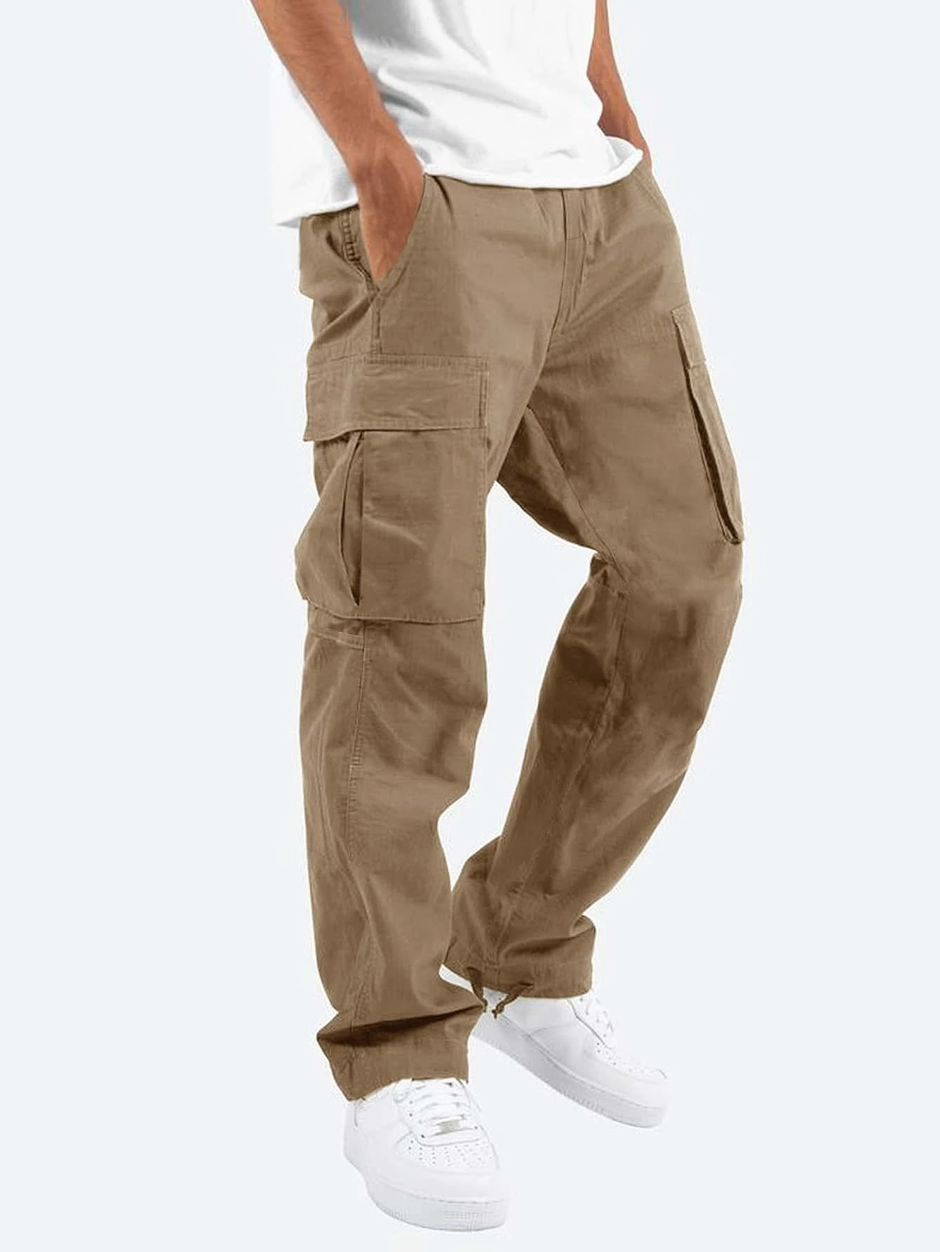 LAURENT MONACO | PANTALON CARGO DÉCONTRACTÉ POUR HOMMES