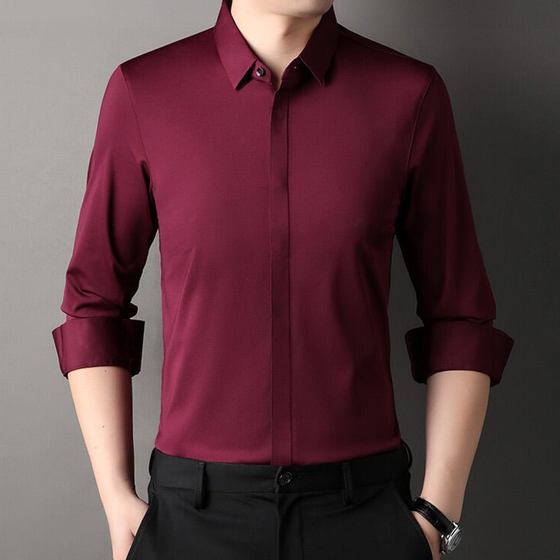 LAURENT MONACO | CHEMISE SANS PLIS POUR HOMMES