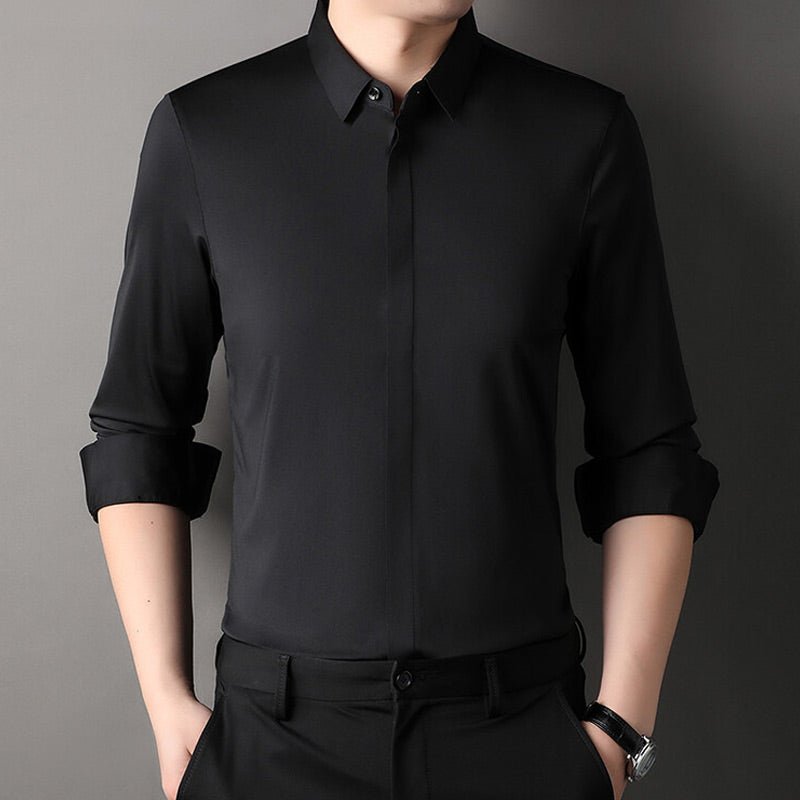 LAURENT MONACO | CHEMISE SANS PLIS POUR HOMMES