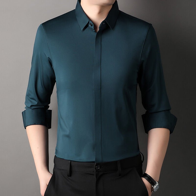 LAURENT MONACO | CHEMISE SANS PLIS POUR HOMMES