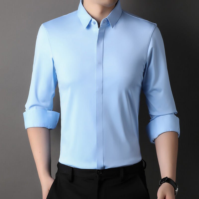 LAURENT MONACO | CHEMISE SANS PLIS POUR HOMMES