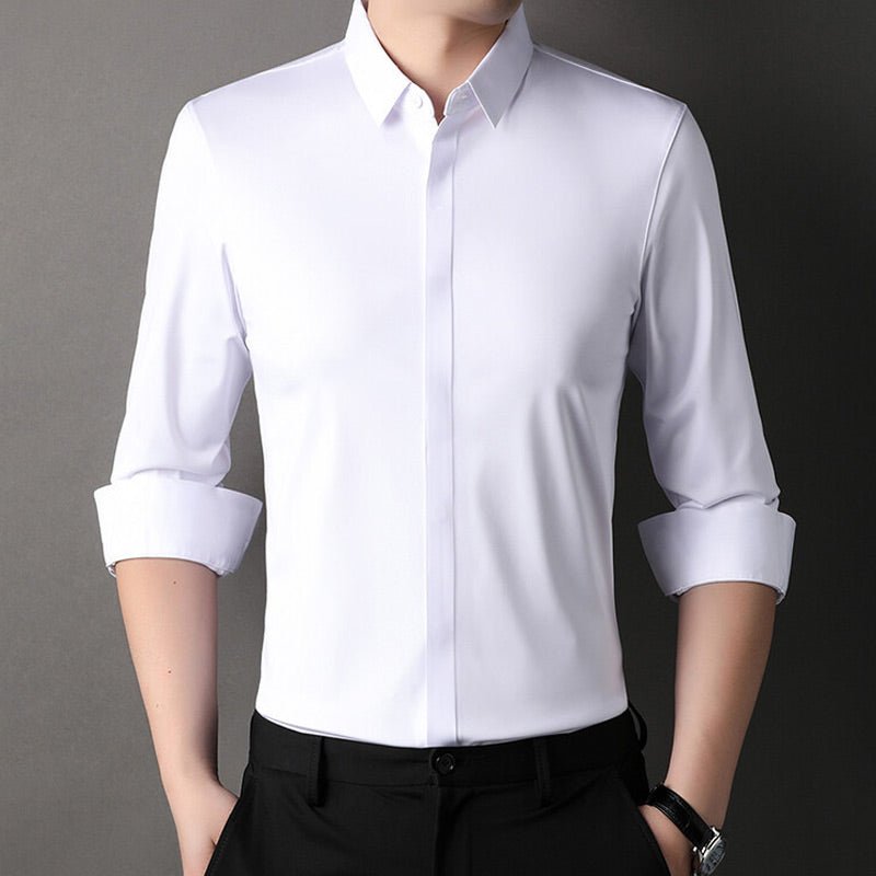 LAURENT MONACO | CHEMISE SANS PLIS POUR HOMMES