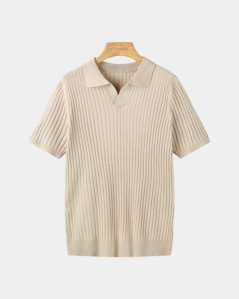 LAURENT MONACO | POLO COULISSÉ TEXTURÉ POUR HOMMES