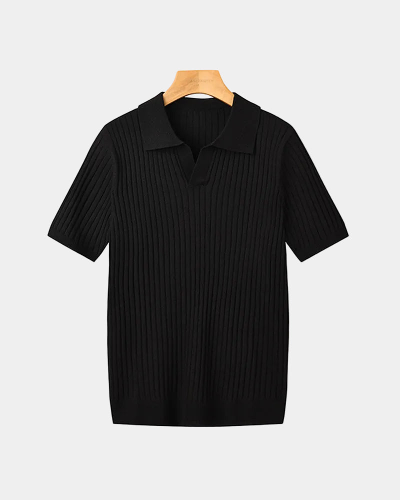 LAURENT MONACO | POLO COULISSÉ TEXTURÉ POUR HOMMES