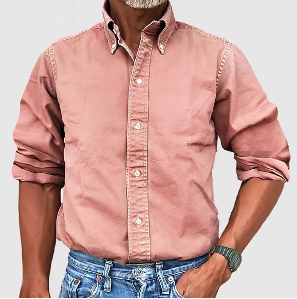 LAURENT MONACO | CHEMISE OXFORD CLASSIQUE POUR HOMMES