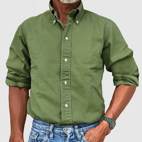 LAURENT MONACO | CHEMISE OXFORD CLASSIQUE POUR HOMMES
