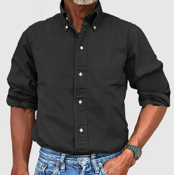 LAURENT MONACO | CHEMISE OXFORD CLASSIQUE POUR HOMMES