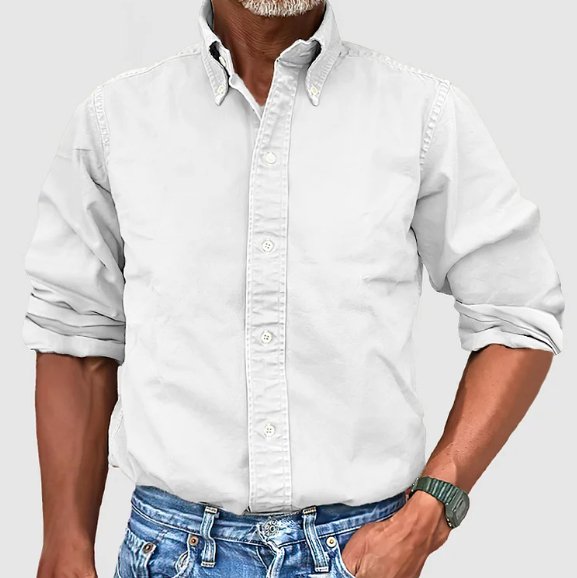 LAURENT MONACO | CHEMISE OXFORD CLASSIQUE POUR HOMMES
