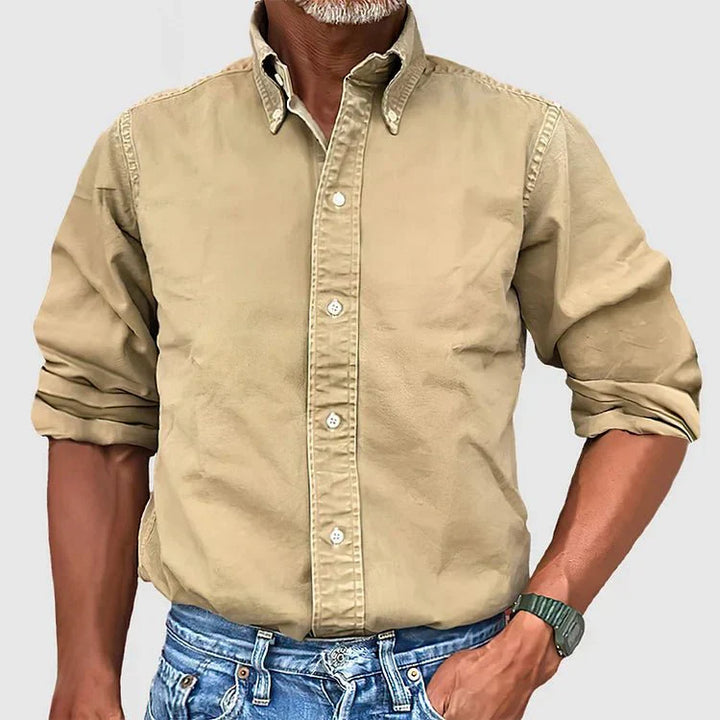 LAURENT MONACO | CHEMISE OXFORD CLASSIQUE POUR HOMMES
