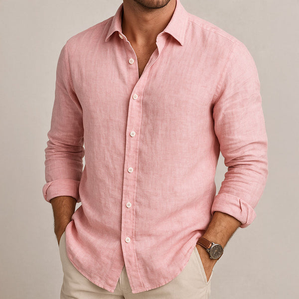 CHEMISE ESSENTIELLE EN LIN — alt view