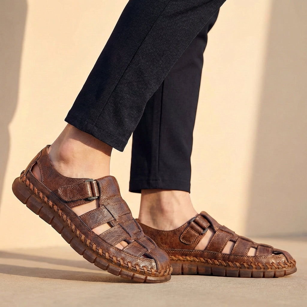 LAURENT MONACO | SANDALES TRESSÉES POUR HOMMES