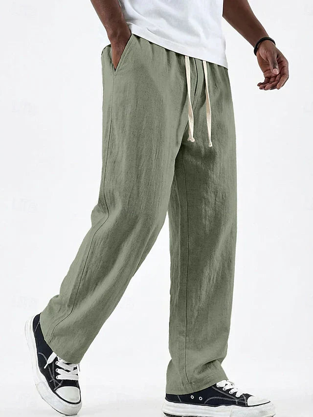 LAURENT MONACO | PANTALONS EN LIN DE QUOTIDIEN POUR HOMMES
