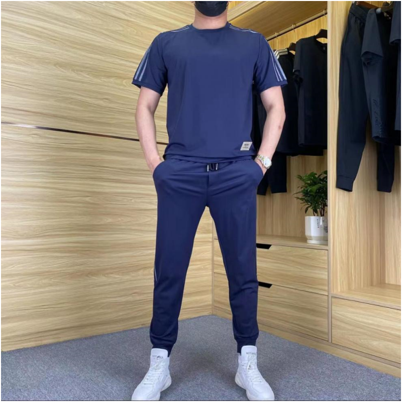 LAURENT MONACO | COMPLET HOMME EN MATÉRIAU DE LUXE AVEC ÉLASTIQUE