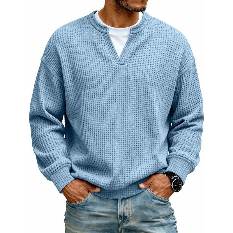LAURENT MONACO | PULL EN MAILLE GAUFRÉE POUR HOMMES