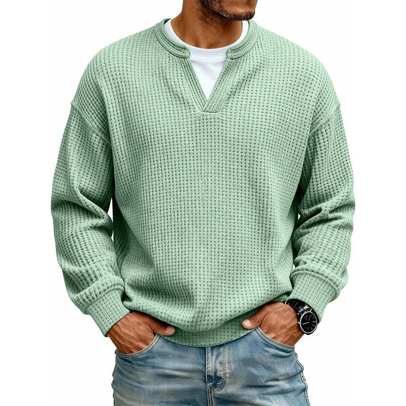 LAURENT MONACO | PULL EN MAILLE GAUFRÉE POUR HOMMES