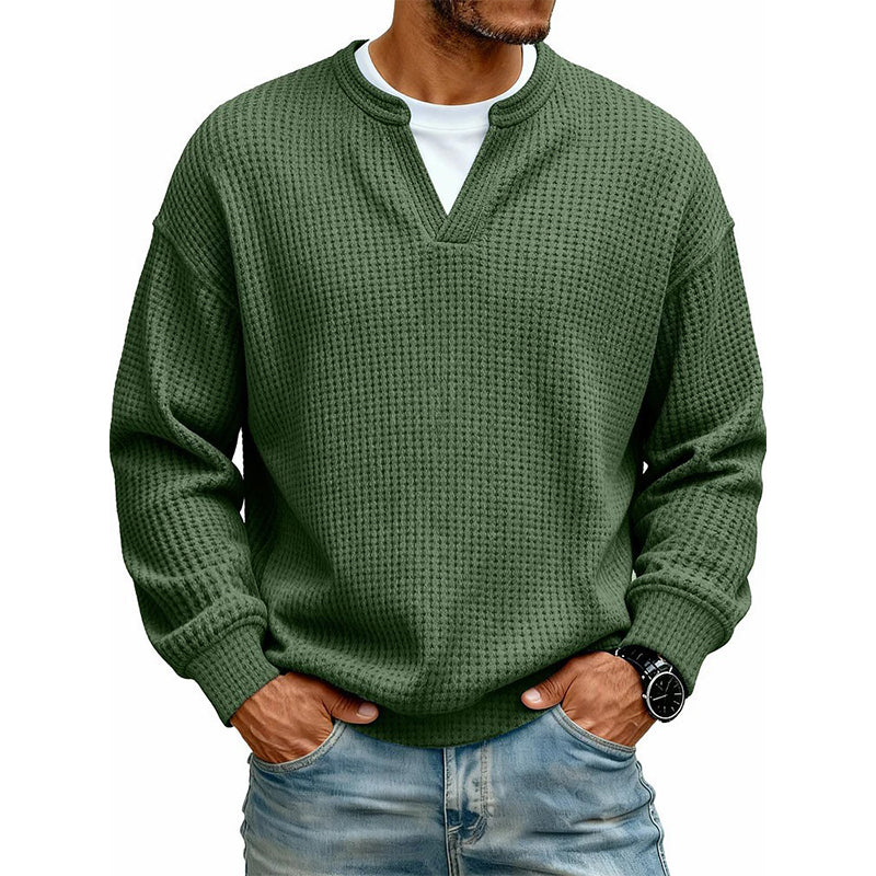 LAURENT MONACO | PULL EN MAILLE GAUFRÉE POUR HOMMES