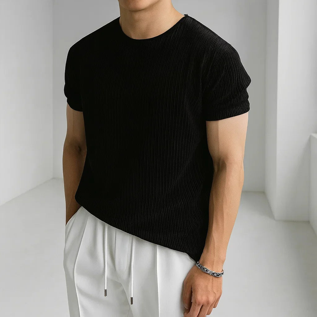 LAURENT MONACO | T-SHIRT EN TRICOT POUR HOMMES