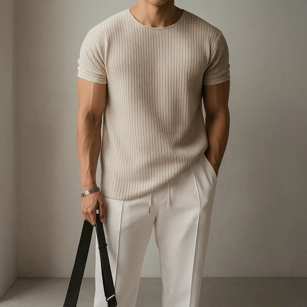 LAURENT MONACO | T-SHIRT EN TRICOT POUR HOMMES