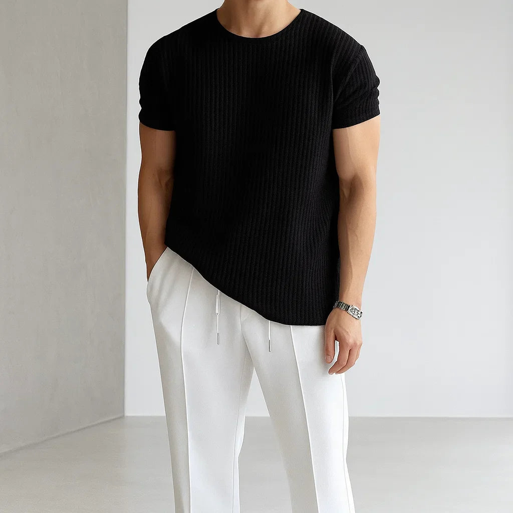 LAURENT MONACO | T-SHIRT EN TRICOT POUR HOMMES