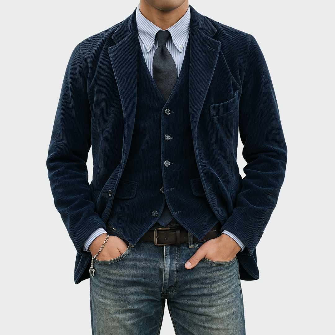 LAURENT MONACO | ENSEMBLE BLAZER RAFFINÉ POUR HOMMES