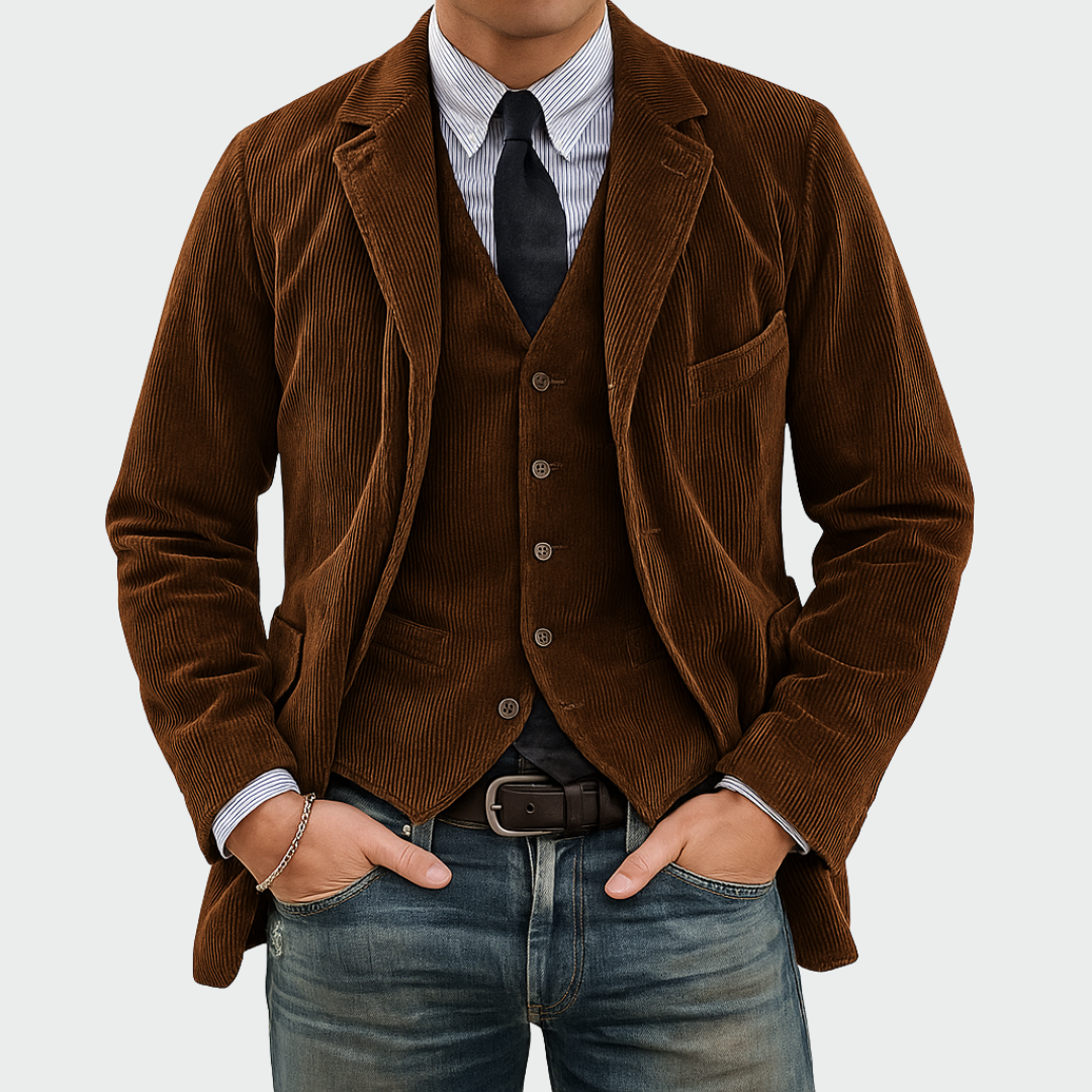 LAURENT MONACO | ENSEMBLE BLAZER RAFFINÉ POUR HOMMES