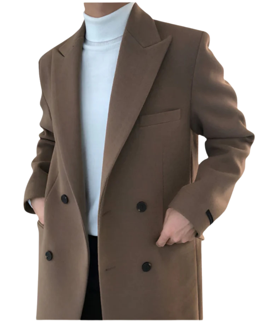 LAURENT MONACO | MANTEAU DOUBLÉ ÉLÉGANT POUR HOMME