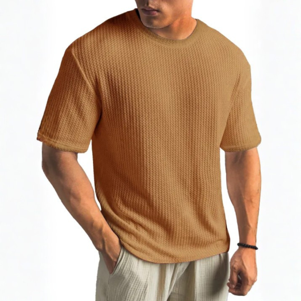 LAURENT MONACO | T-SHIRT CLASSIQUE À COL ROND POUR HOMMES