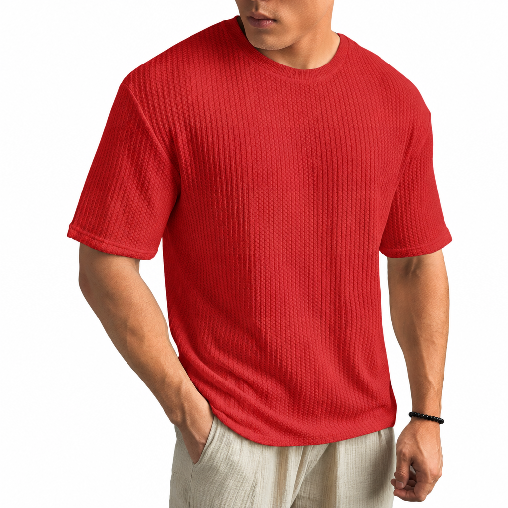LAURENT MONACO | T-SHIRT CLASSIQUE À COL ROND POUR HOMMES