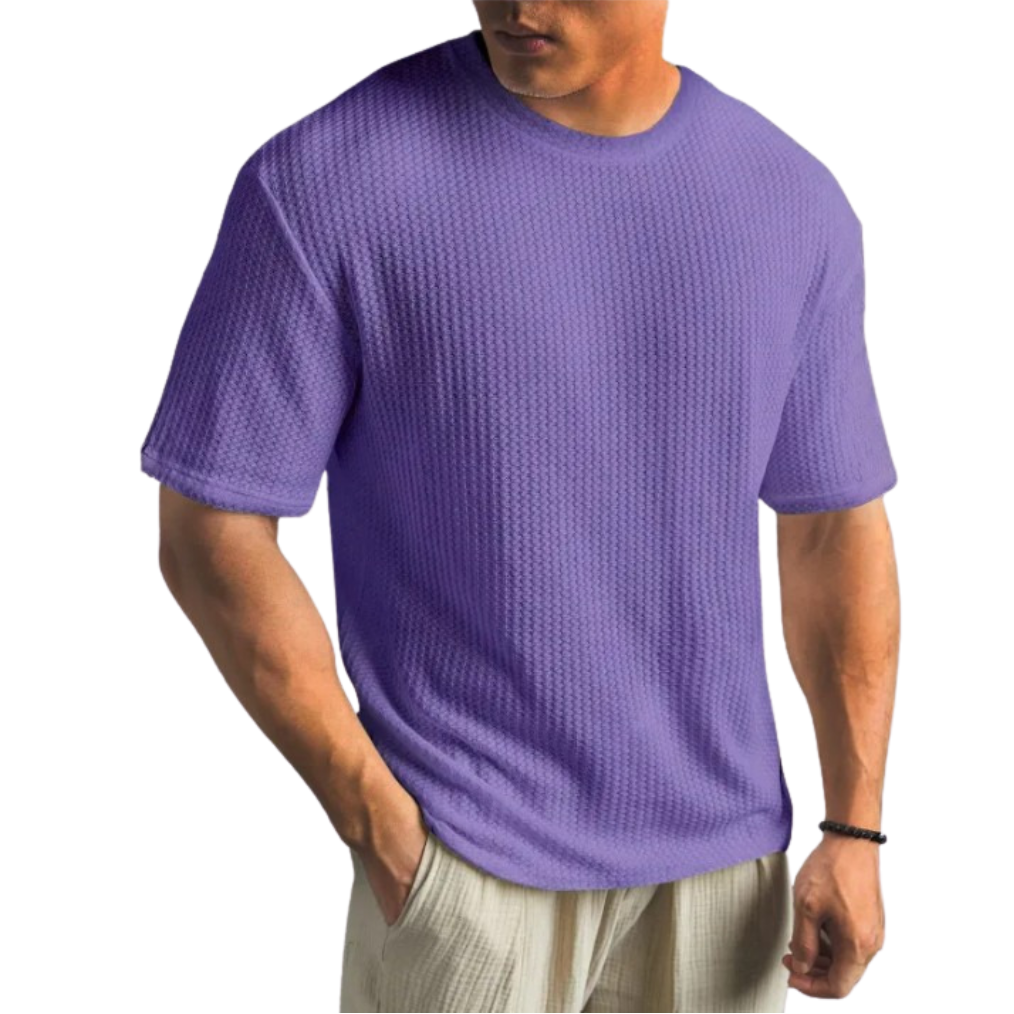 LAURENT MONACO | T-SHIRT CLASSIQUE À COL ROND POUR HOMMES