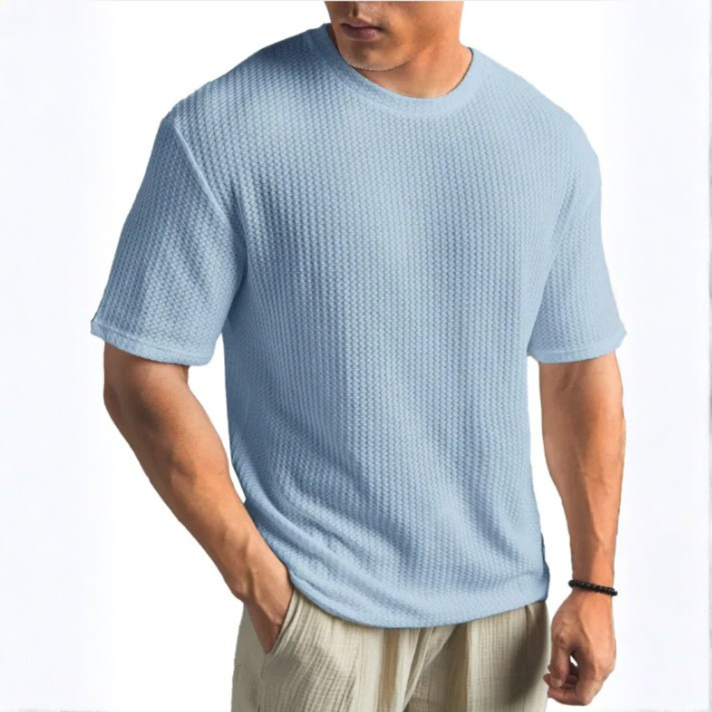 LAURENT MONACO | T-SHIRT CLASSIQUE À COL ROND POUR HOMMES