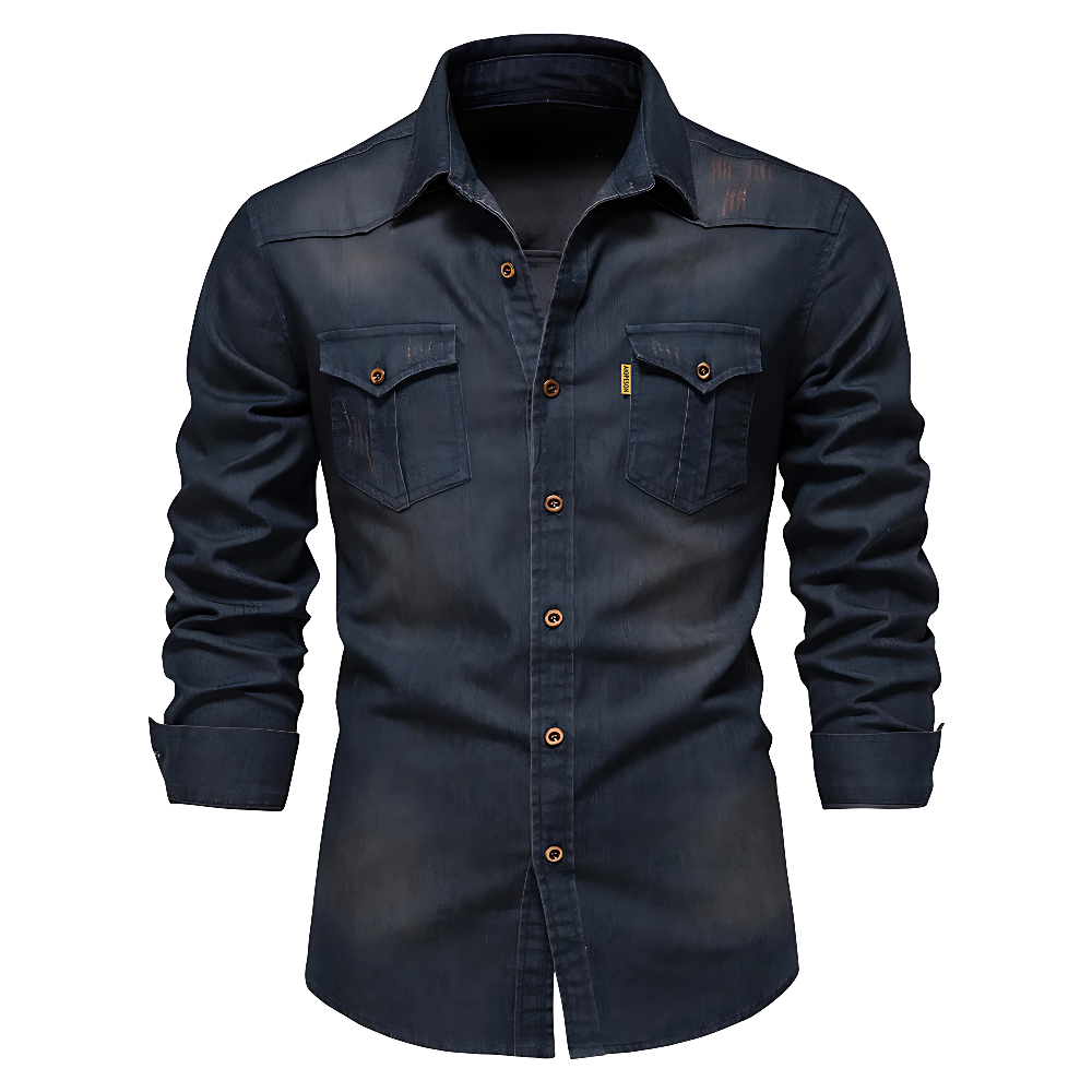 LAURENT MONACO | CHEMISE EN DENIM SLIM