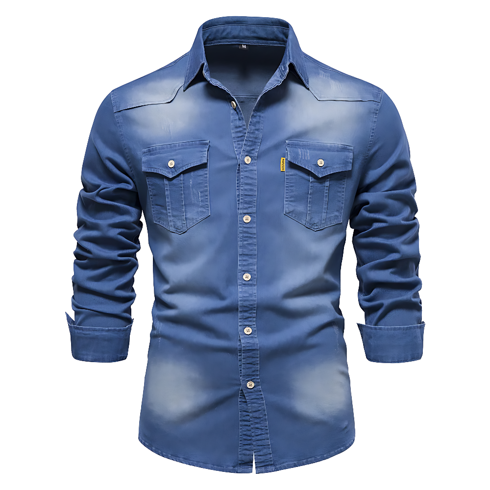 LAURENT MONACO | CHEMISE EN DENIM SLIM