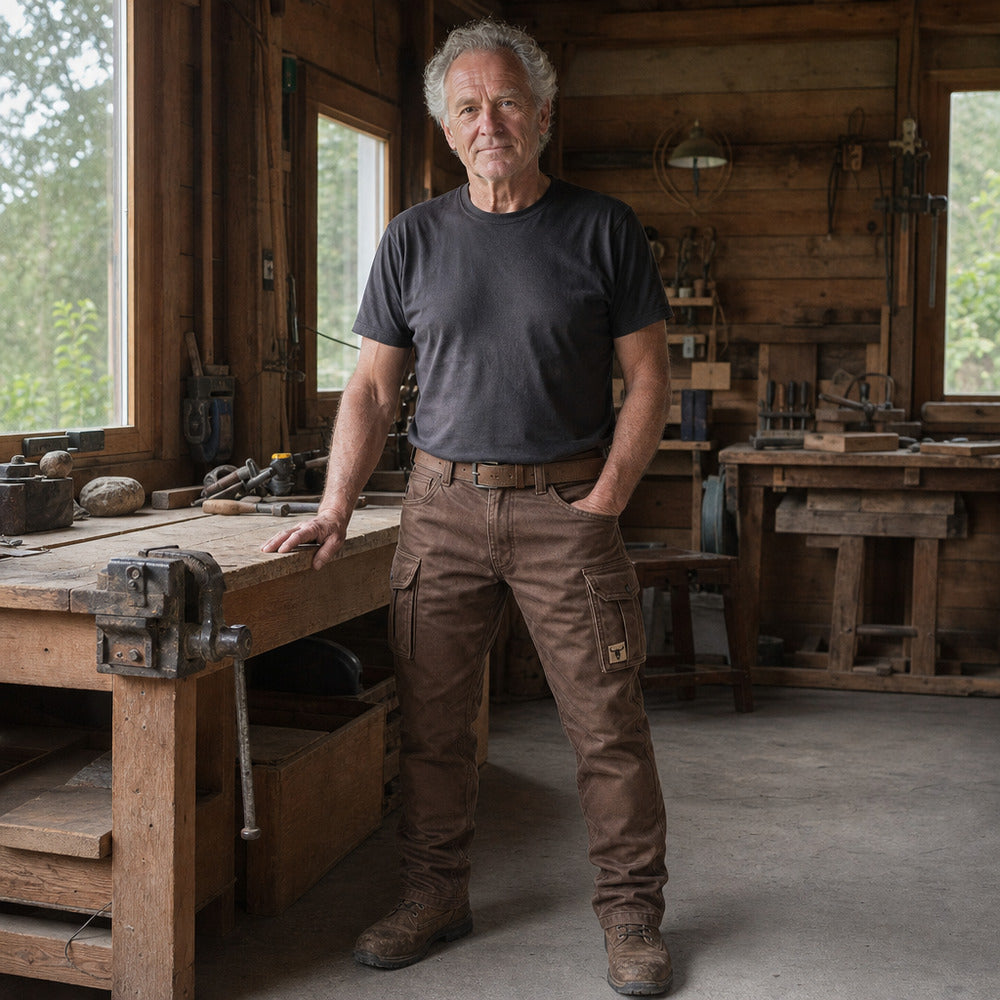 LAURENT MONACO | PANTALON CARGO DE TRAVAIL POUR HOMMES