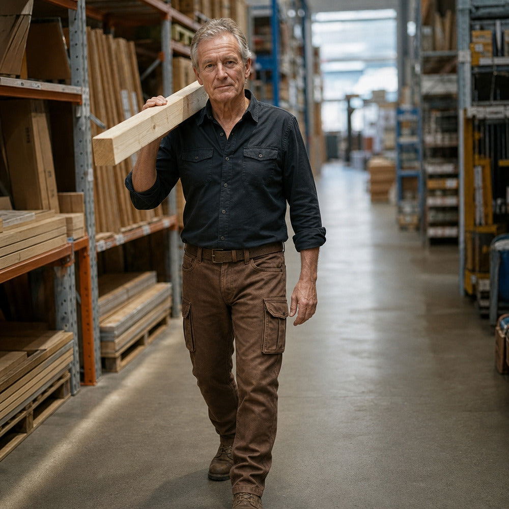 LAURENT MONACO | PANTALON CARGO DE TRAVAIL POUR HOMMES
