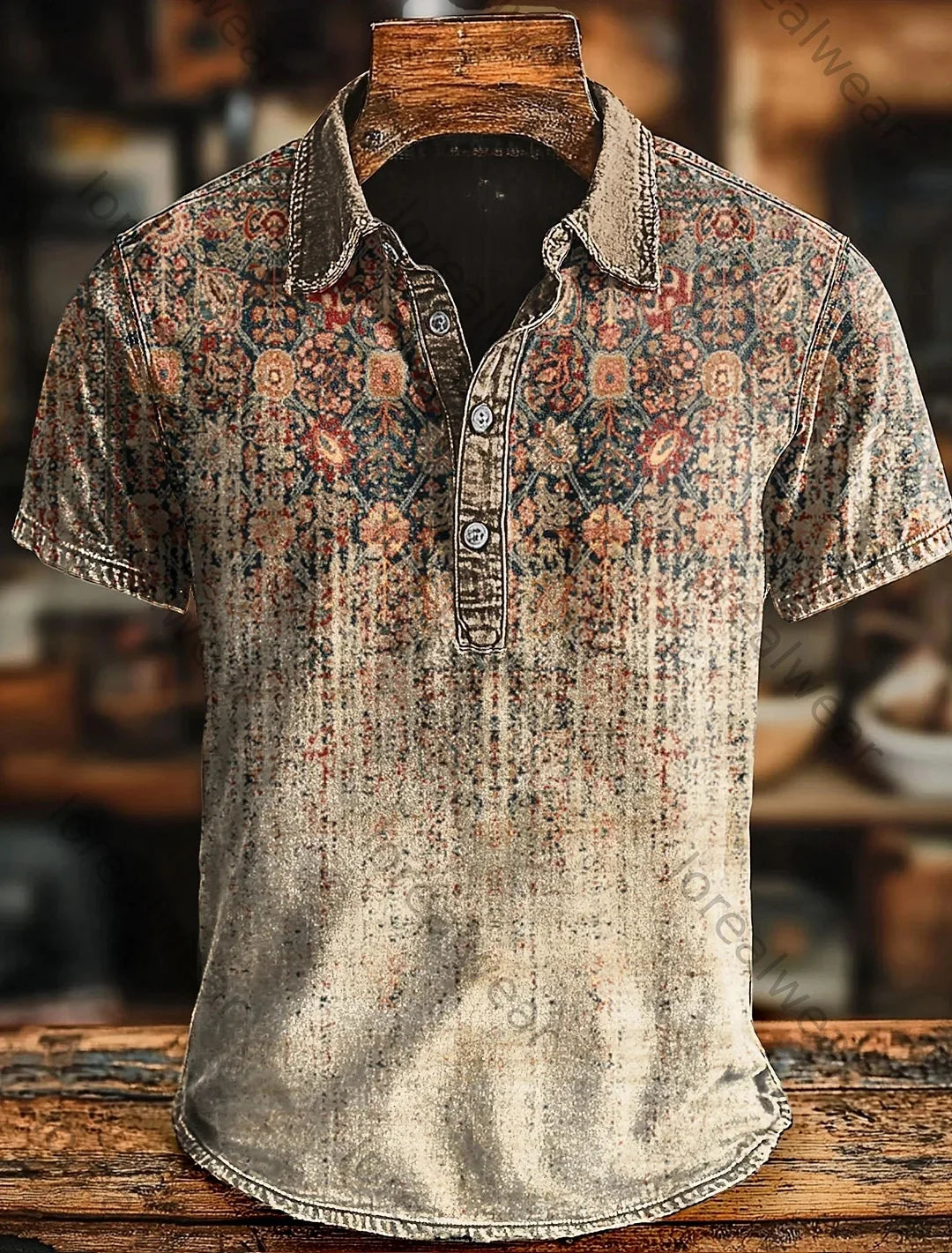 LAURENT MONACO | POLO RÉTRO DÉGRADÉ POUR HOMMES