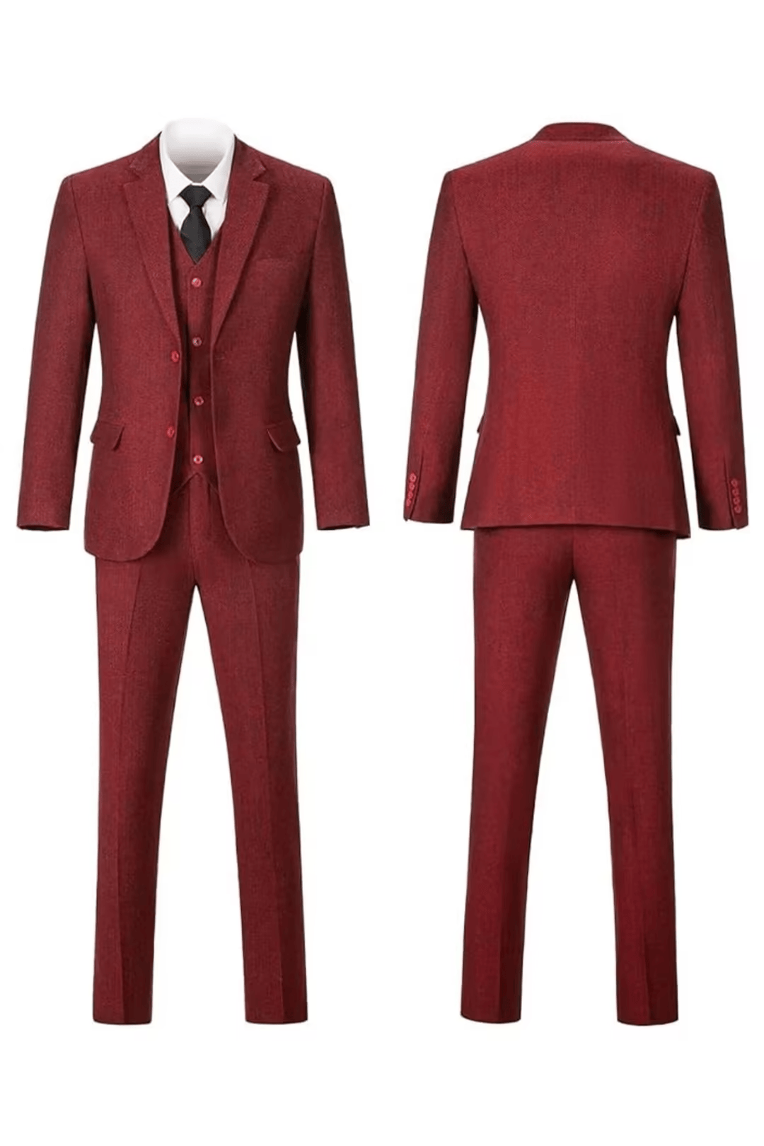 LAURENT MONACO | COSTUME À CHEVRONS POUR HOMME
