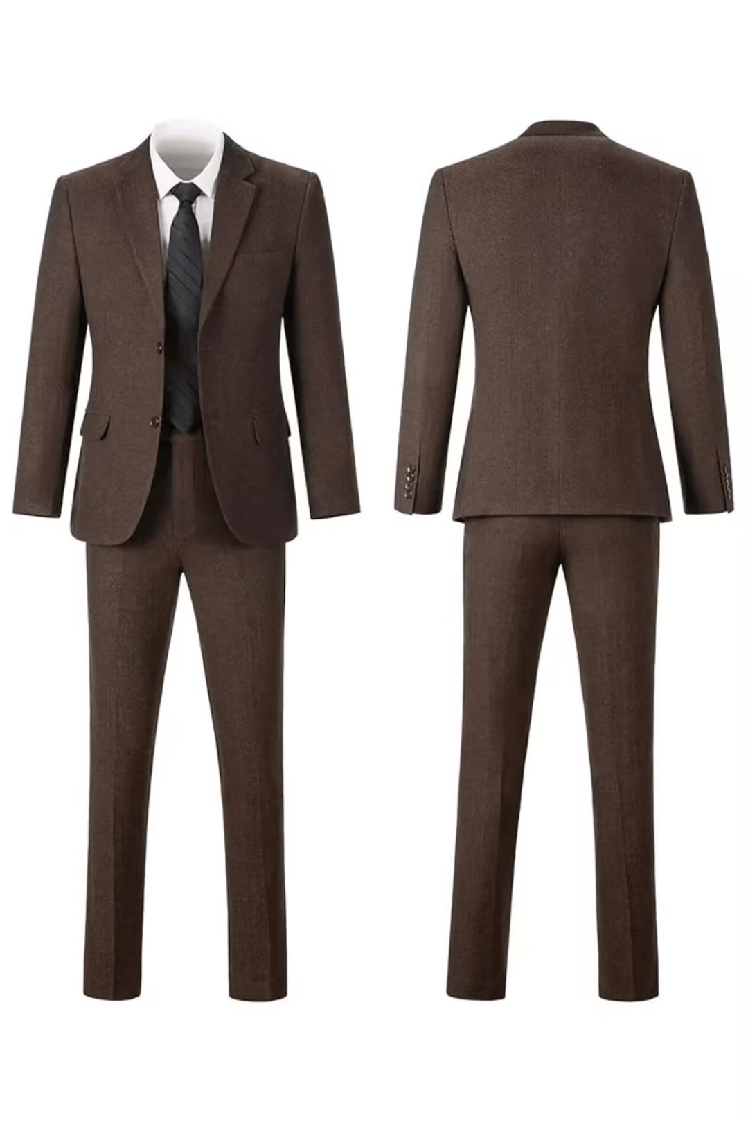 LAURENT MONACO | COSTUME À CHEVRONS POUR HOMME