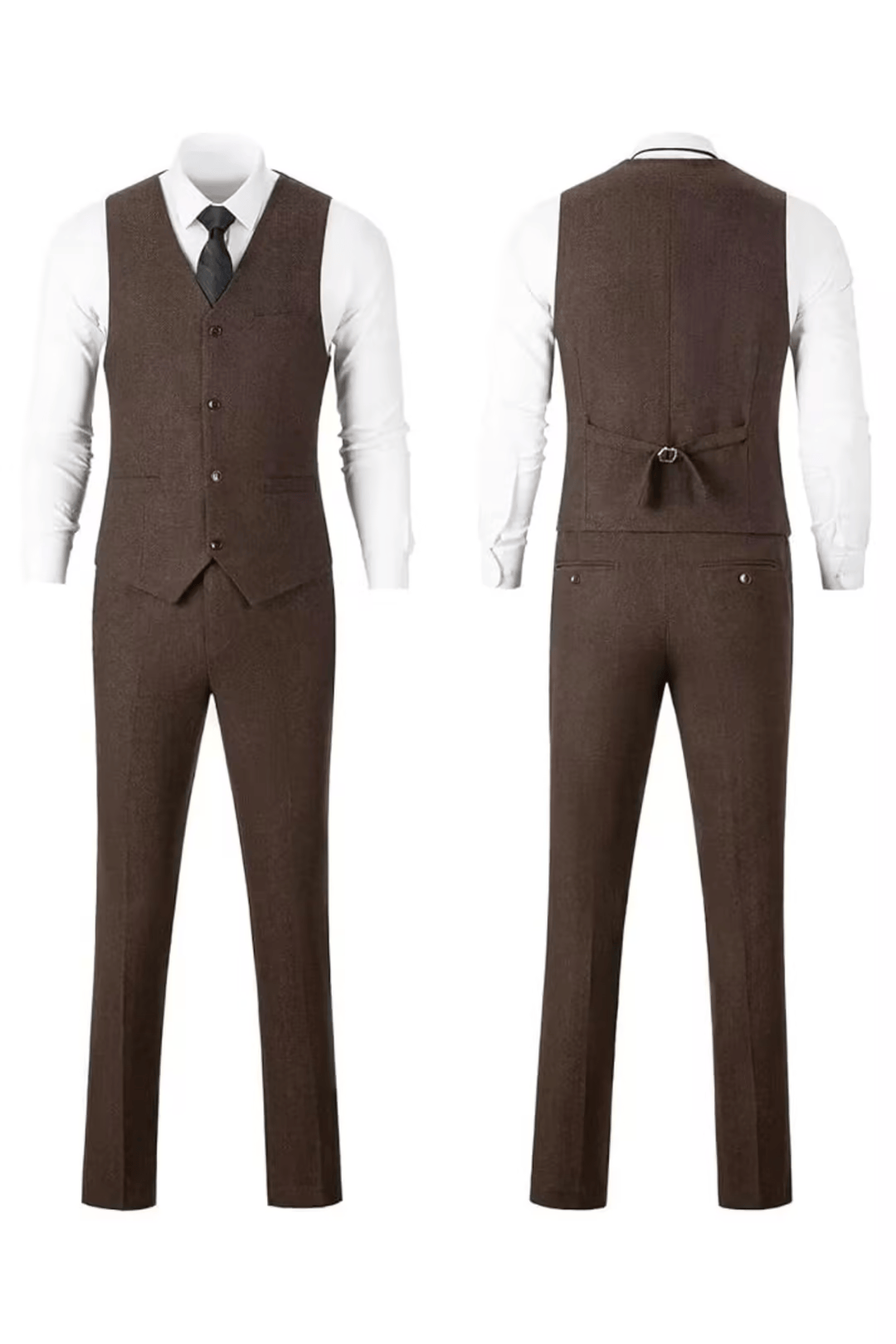 LAURENT MONACO | COSTUME À CHEVRONS POUR HOMME
