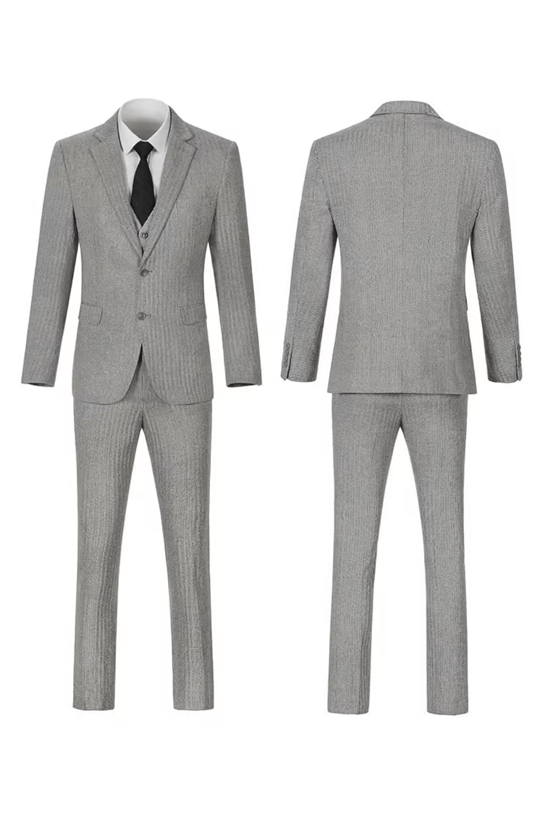 LAURENT MONACO | COSTUME À CHEVRONS POUR HOMME