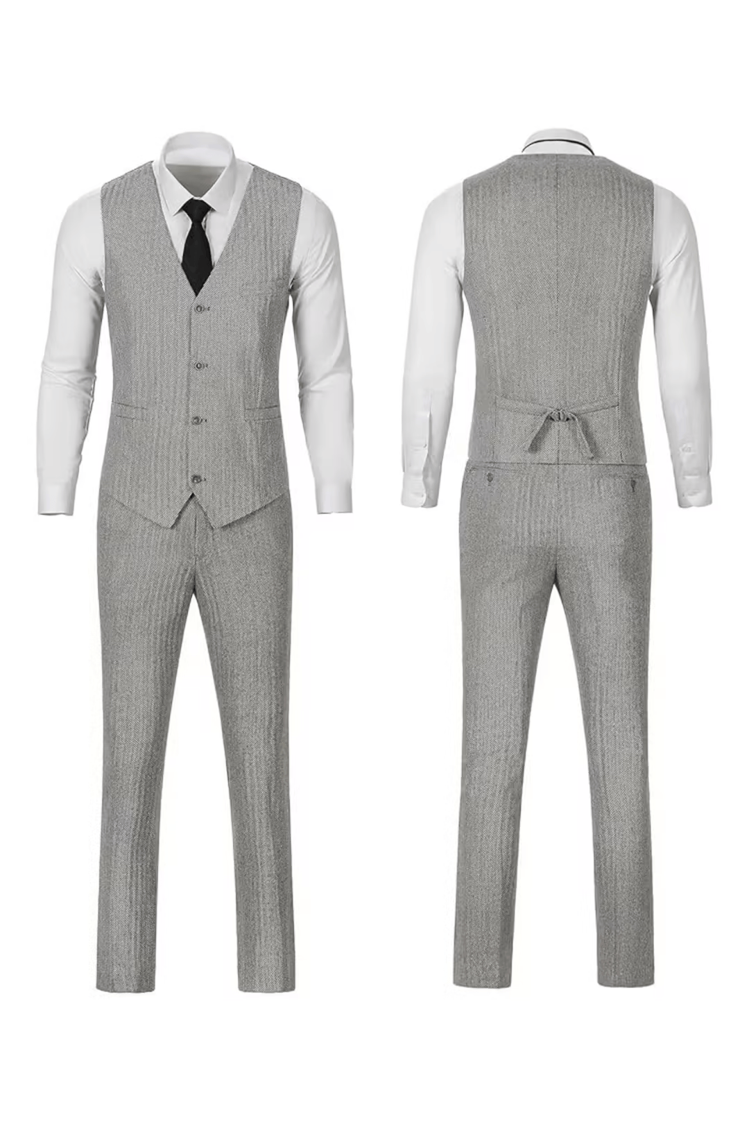 LAURENT MONACO | COSTUME À CHEVRONS POUR HOMME