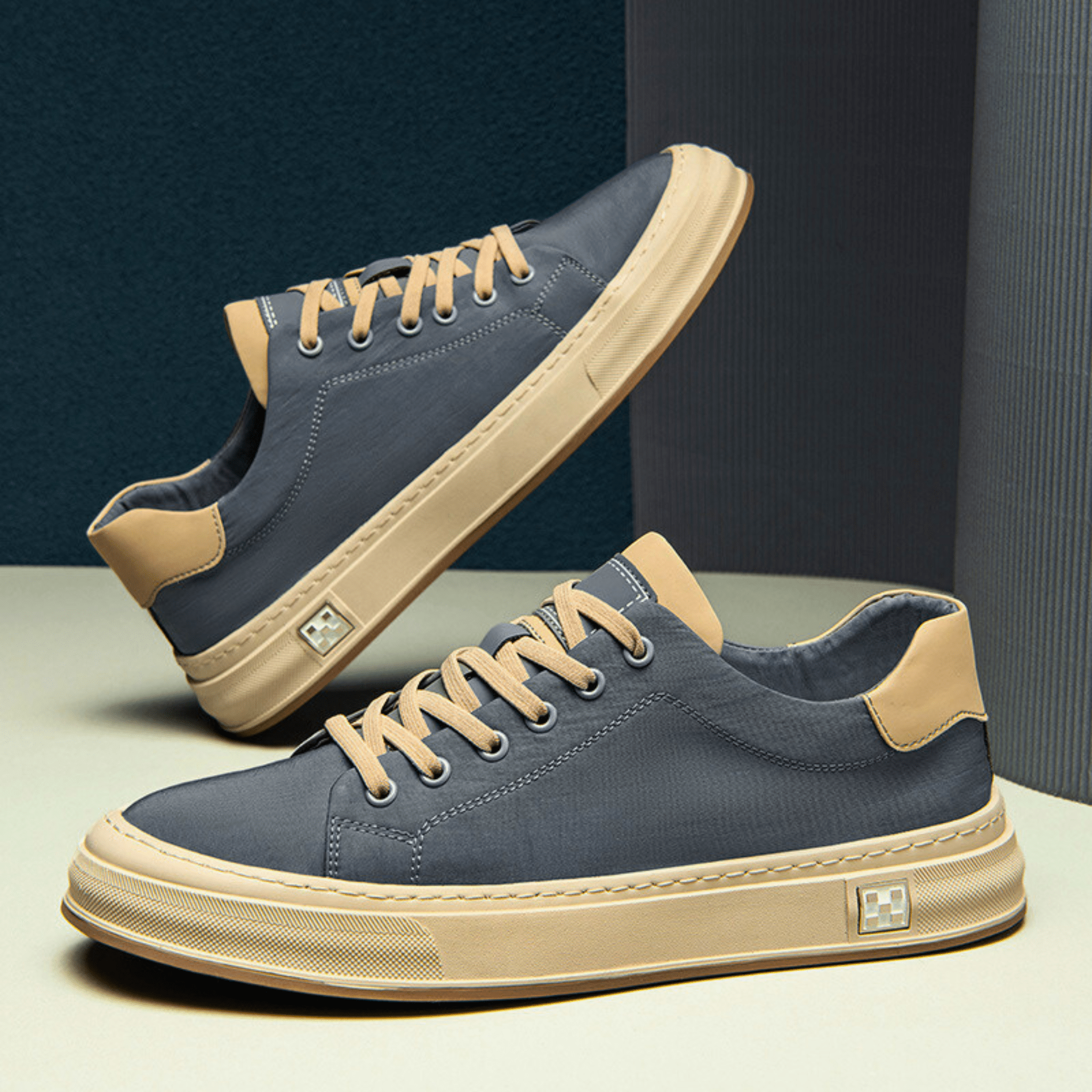 LAURENT MONACO | BASKETS CASUAL EN TOILE POUR HOMME