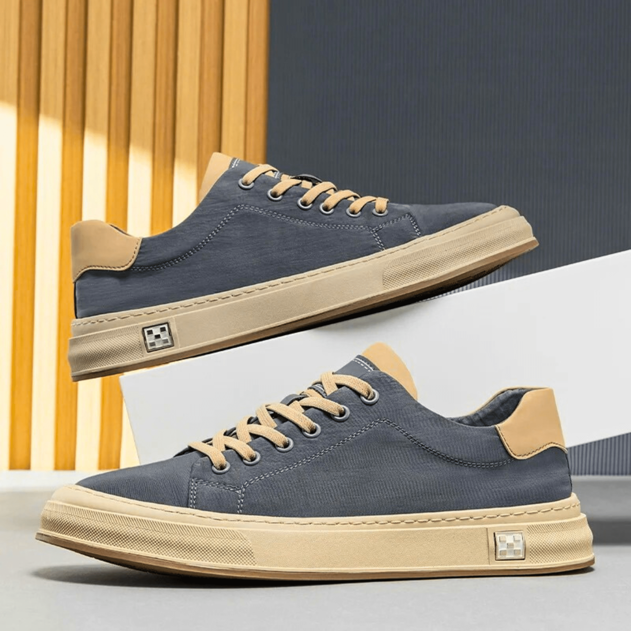 LAURENT MONACO | BASKETS CASUAL EN TOILE POUR HOMME