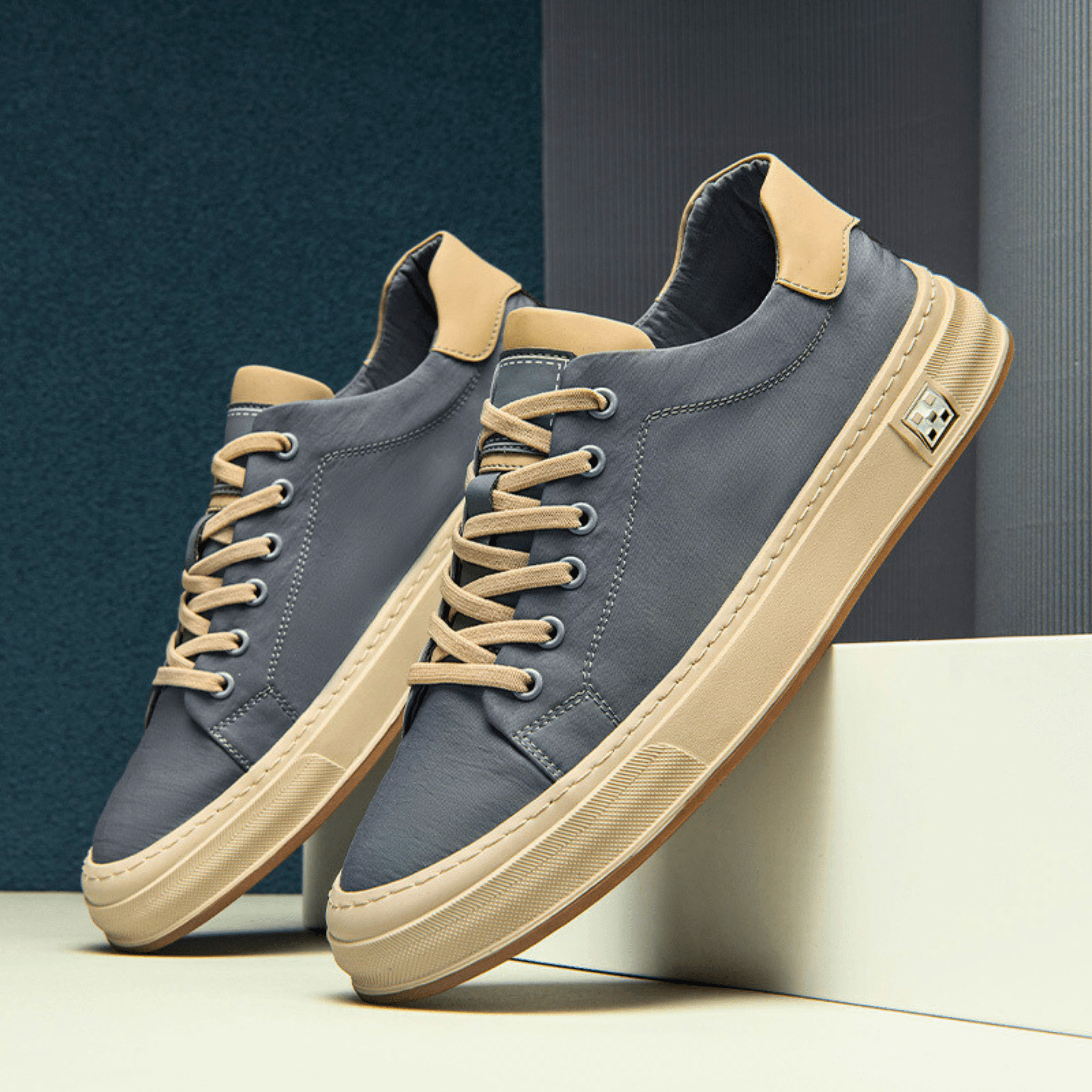 LAURENT MONACO | BASKETS CASUAL EN TOILE POUR HOMME