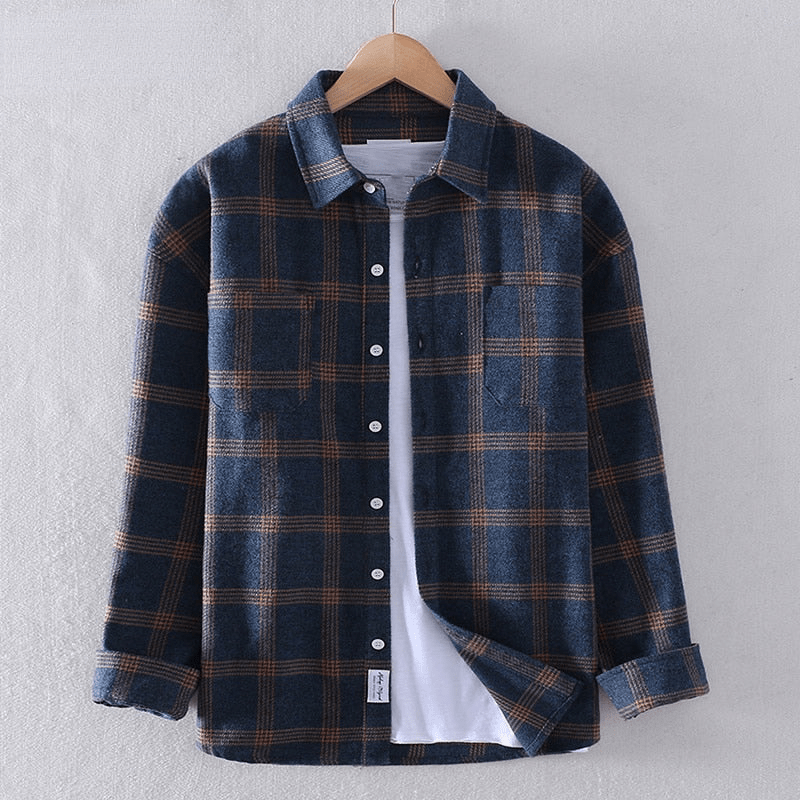 LAURENT MONACO | CHEMISE À CARREAUX POUR HOMMES