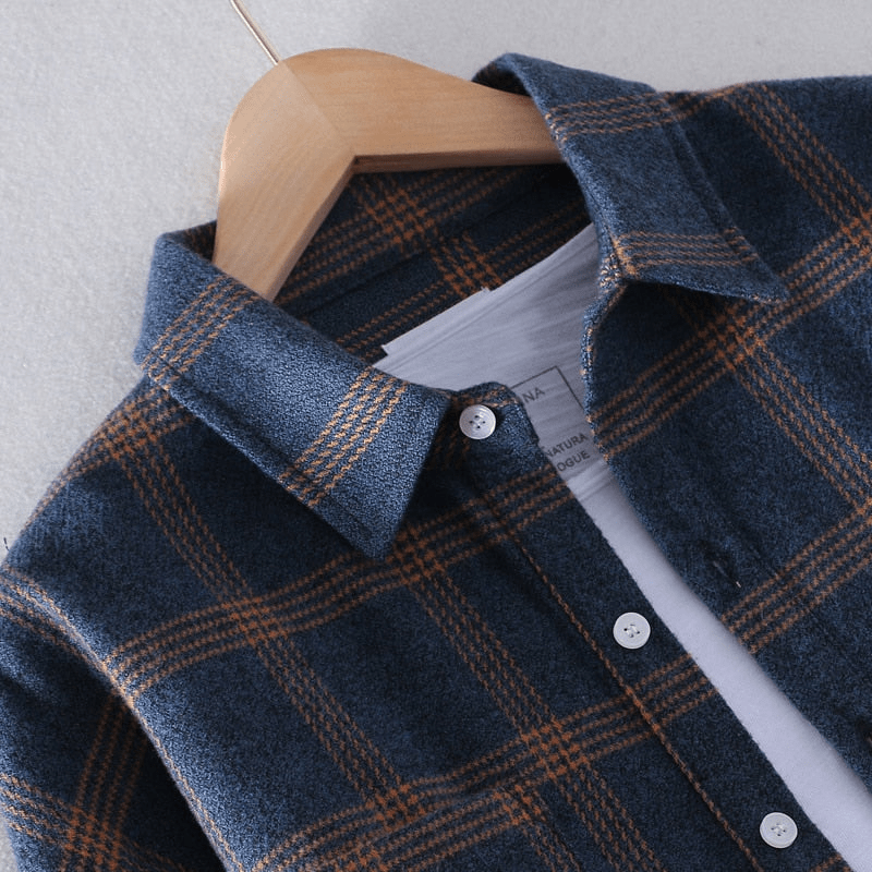 LAURENT MONACO | CHEMISE À CARREAUX POUR HOMMES