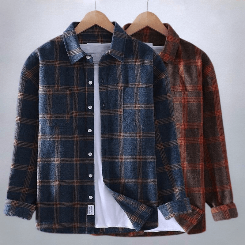 LAURENT MONACO | CHEMISE À CARREAUX POUR HOMMES