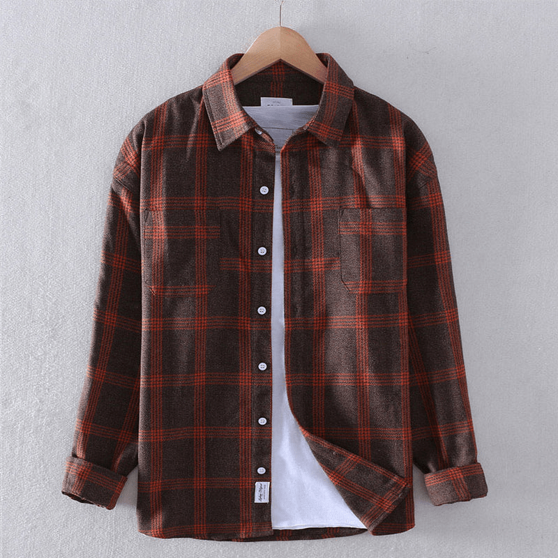 LAURENT MONACO | CHEMISE À CARREAUX POUR HOMMES